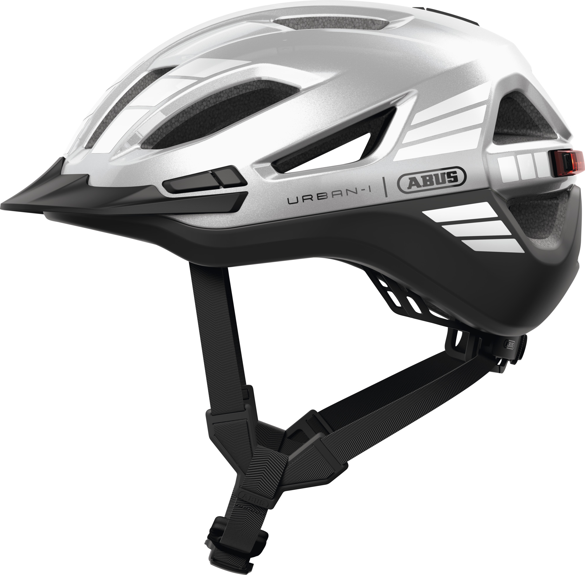 Abus helm zilver