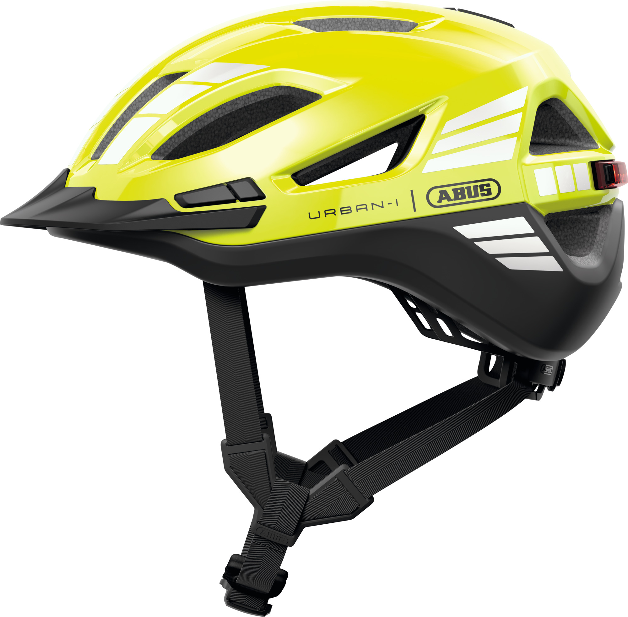 Abus helm geel