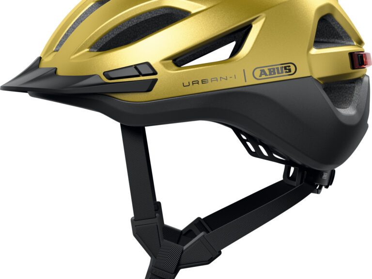 Abus helm geel
