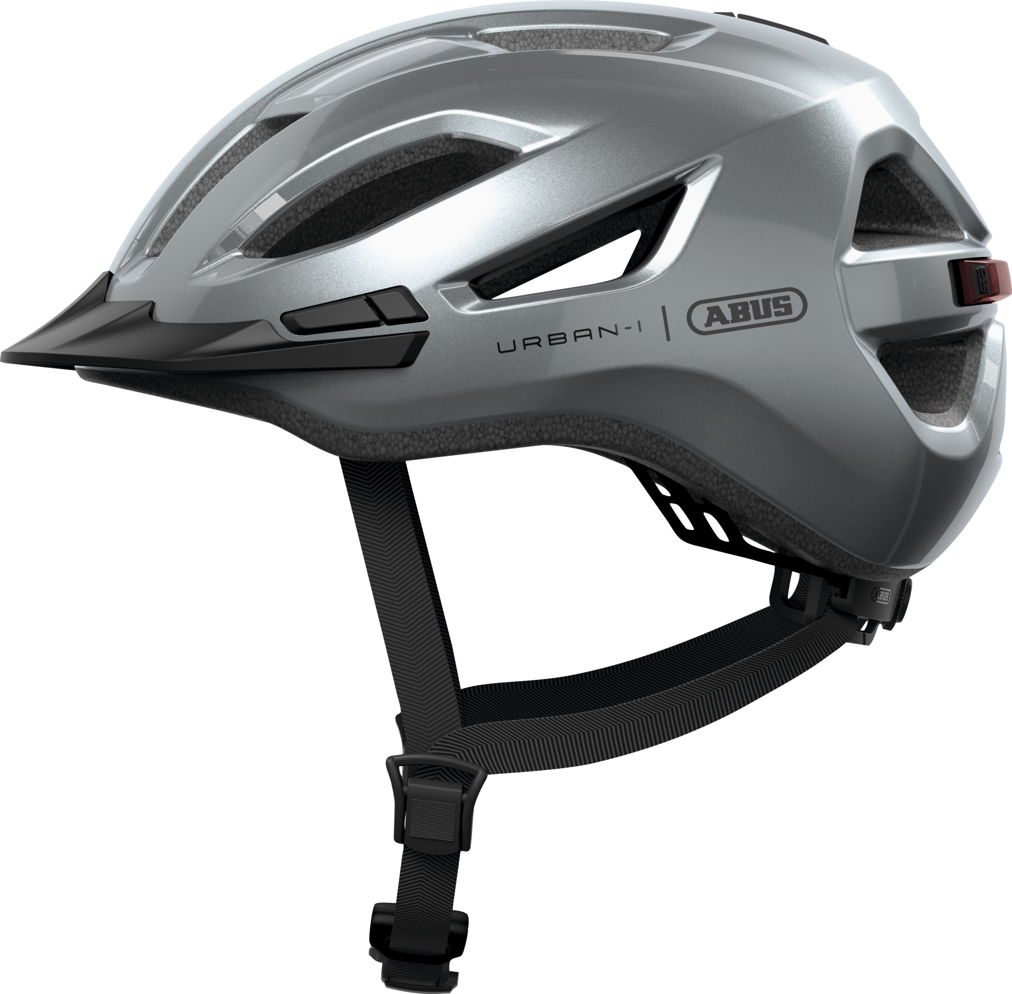 Abus helm zilver