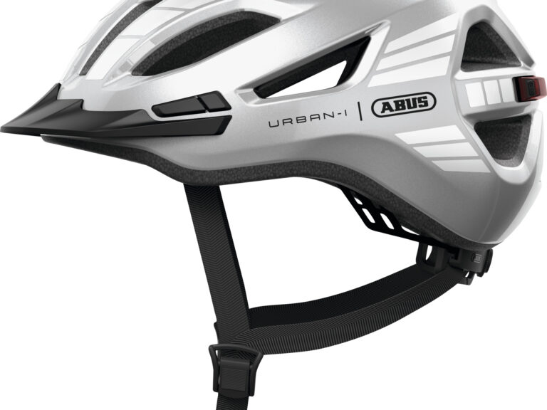 Abus helm zilver