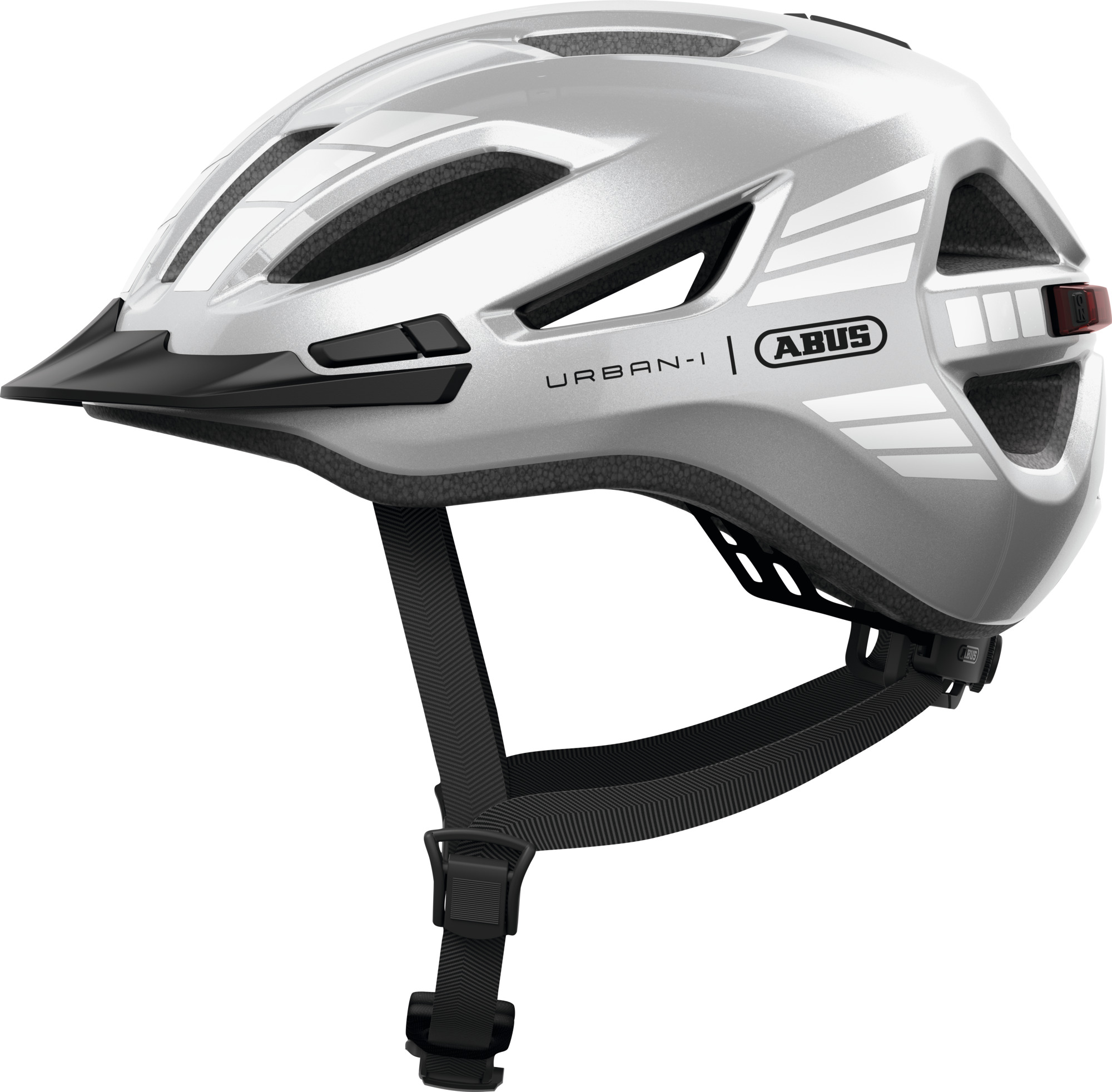 Abus helm zilver