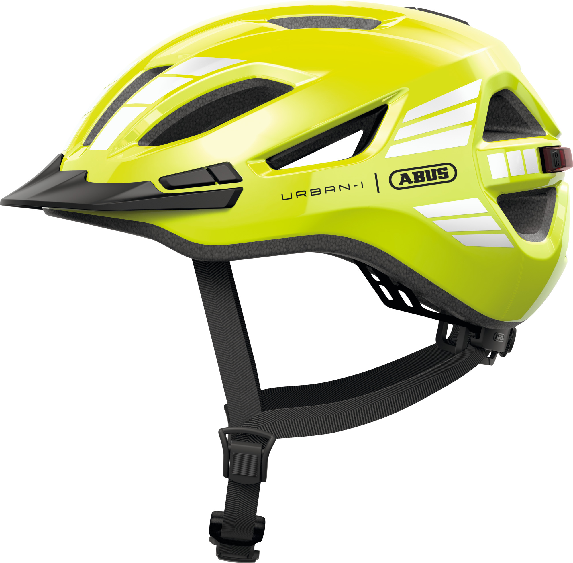 Abus helm geel