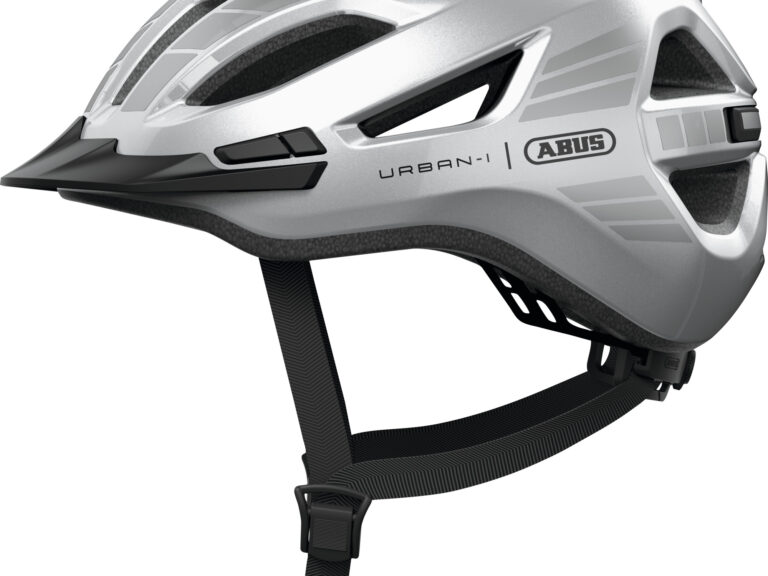 Abus helm zilver