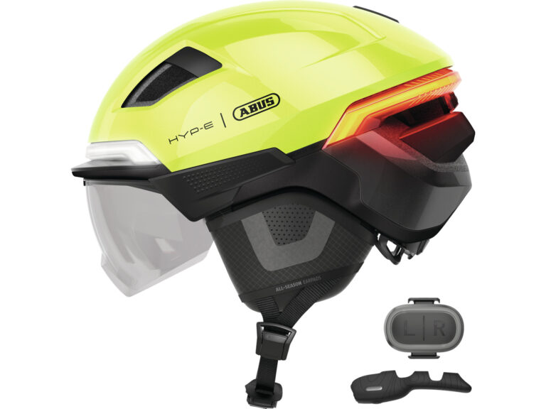 Abus helm geel