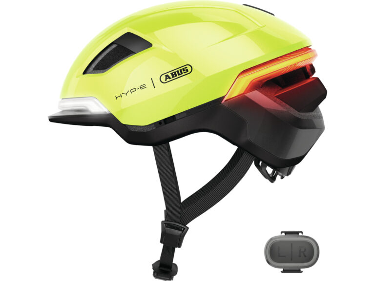 Abus helm geel