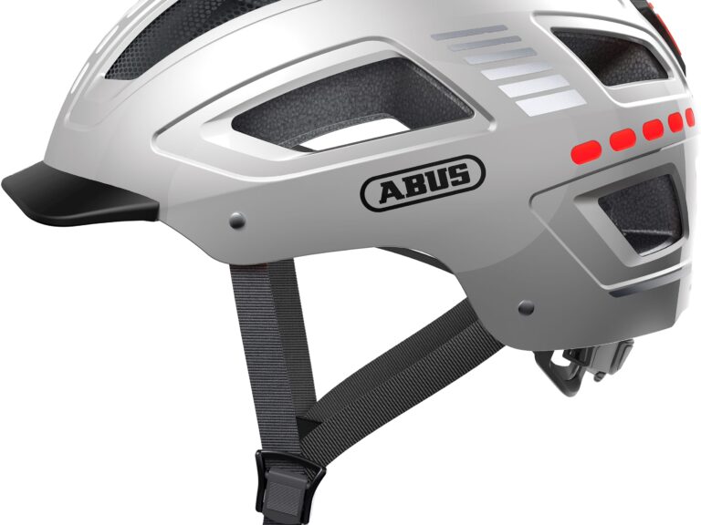 Abus helm zilver