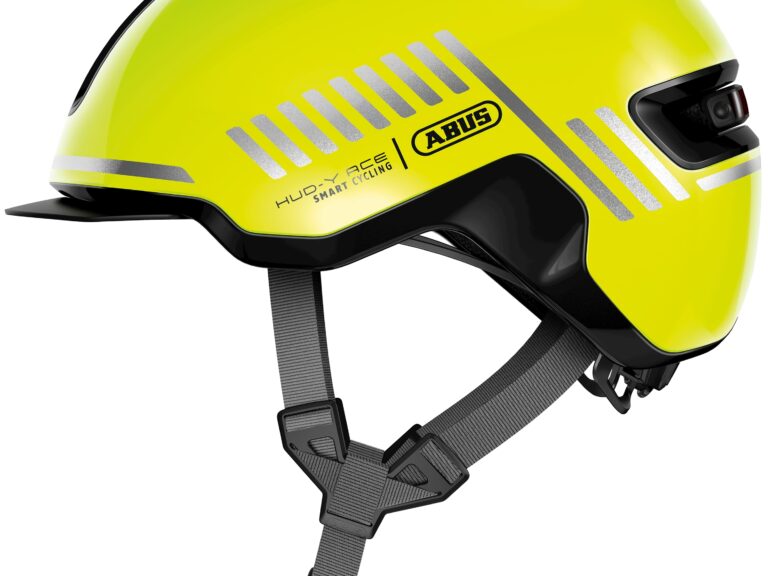 Abus helm geel