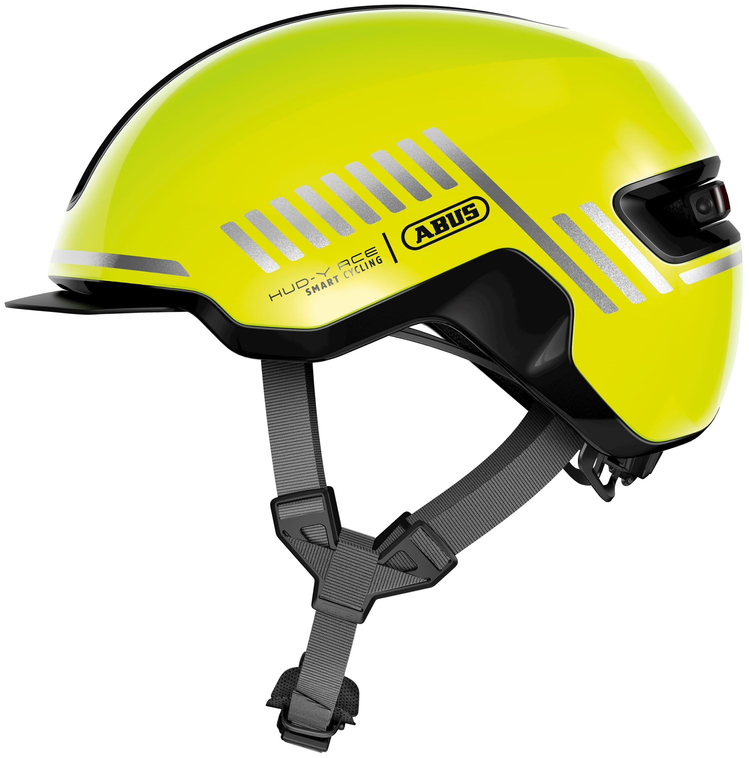 Abus helm geel