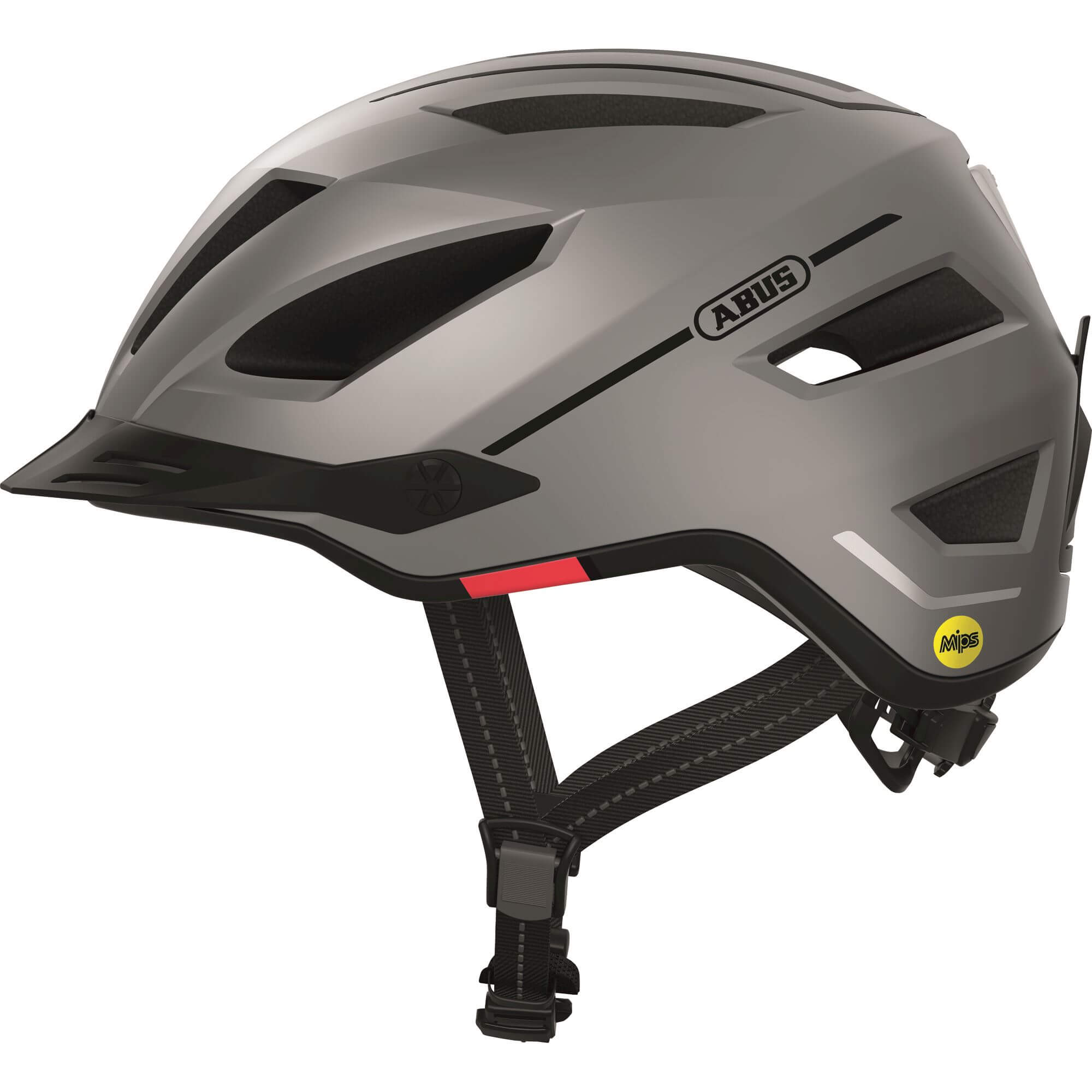 Abus helm zilver