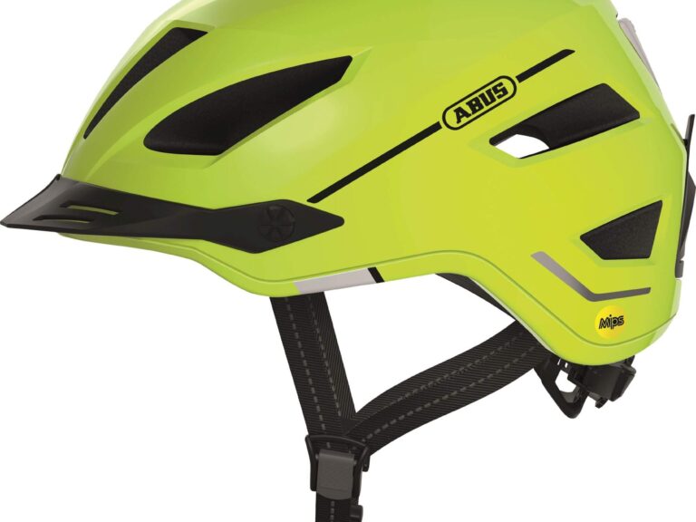 Abus helm geel