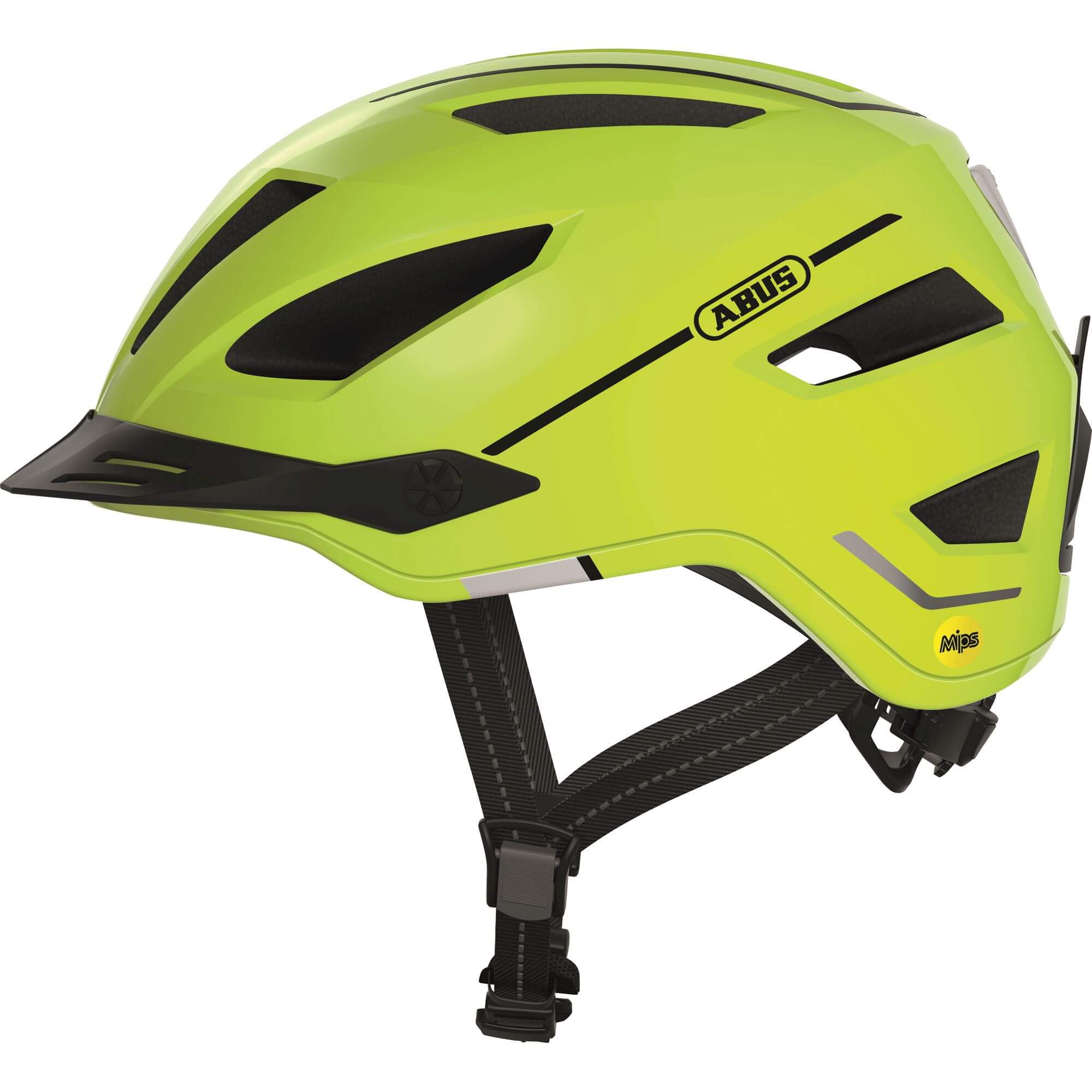 Abus helm geel