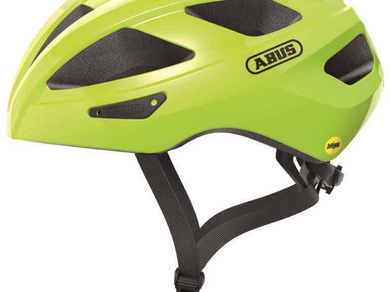Abus helm geel