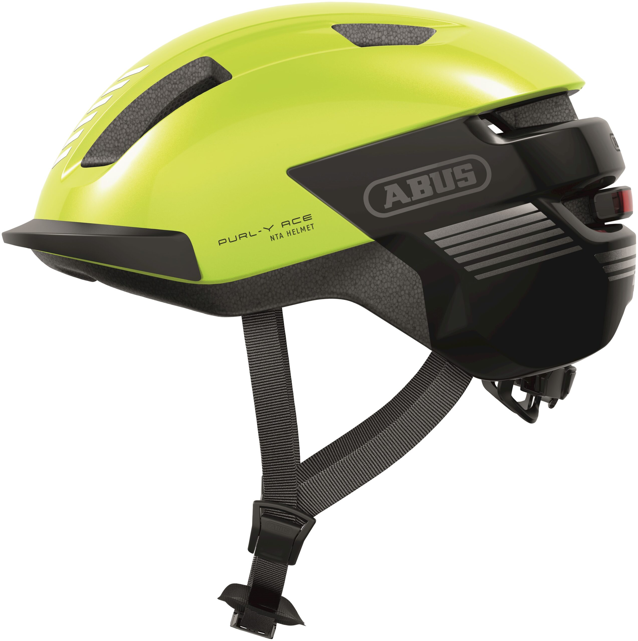 Abus helm geel