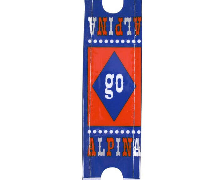 Alpina stuur blauw