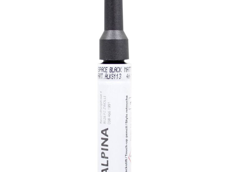 Alpina lakstift zwart mat
