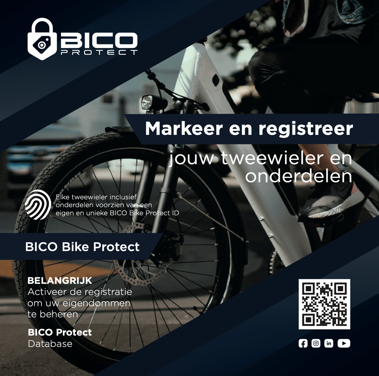 BICO bike protect ID labels voordeelbundel 6 vellen 8 stuks