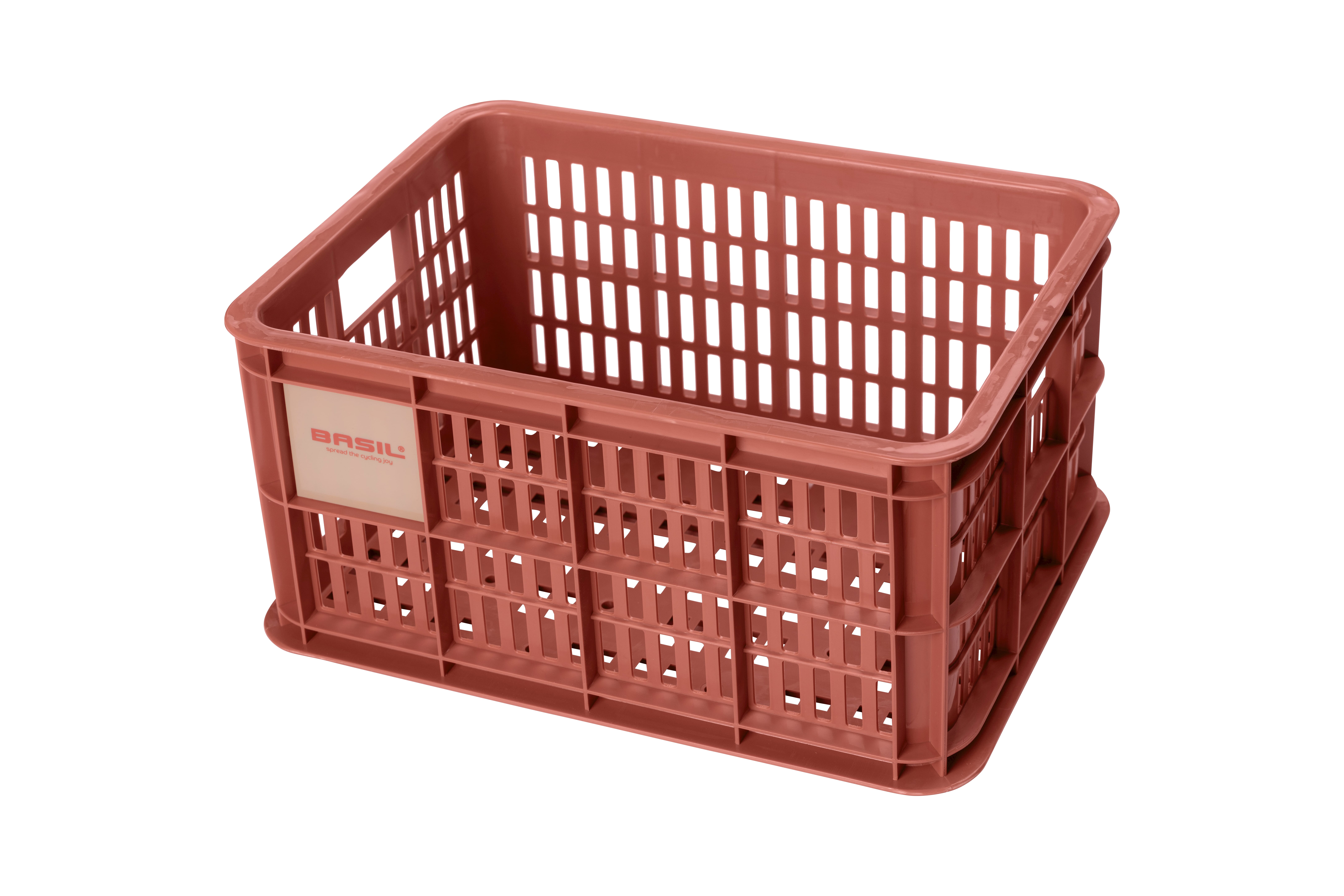 Cestino per bicicletta rosso Basilico
