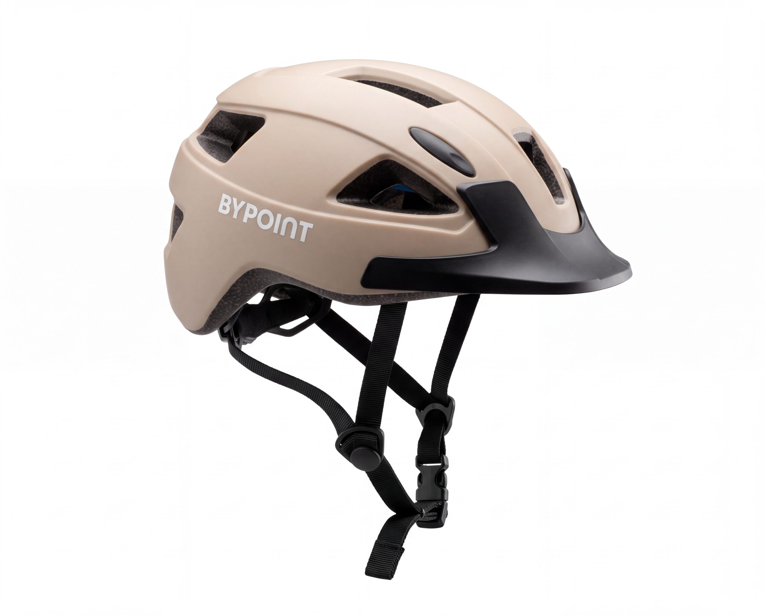 Bypoint helm buddy LED zand beige junior S 48-54cm