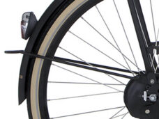 Cortina spatbord zwart mat