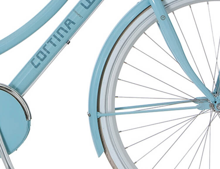 Cortina spatbord turquoise