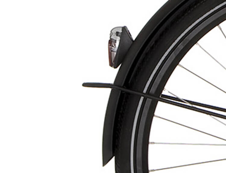 Cortina spatbord zwart mat