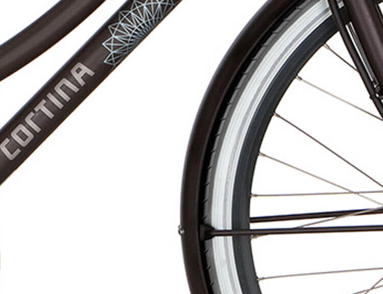 Cortina spatbord bruin mat