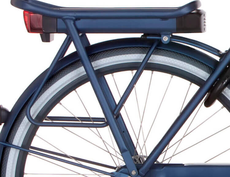 Cortina bagagedrager blauw mat