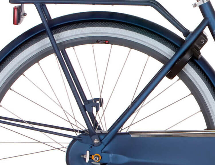 Cortina bagagedrager blauw mat