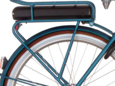 Cortina bagagedrager blauw mat