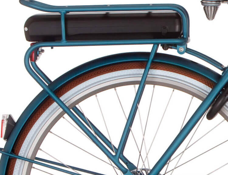 Cortina bagagedrager blauw mat