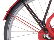 Cortina spatbord rood mat