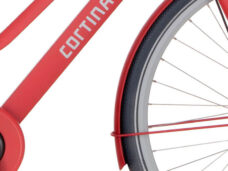 Cortina spatbord rood mat