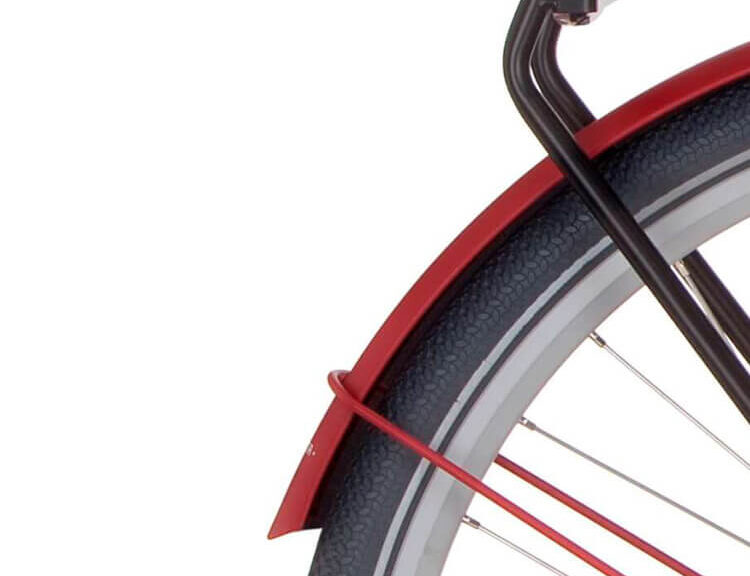 Cortina spatbord rood mat