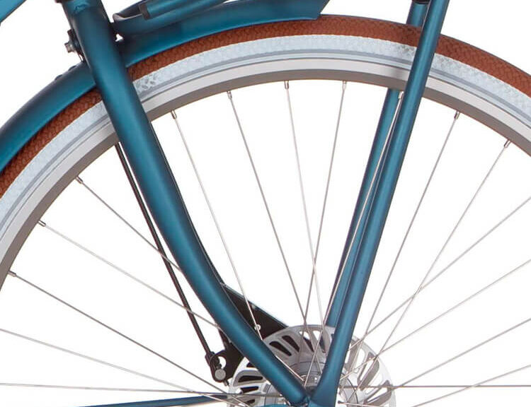 Cortina voorvork blauw mat