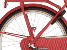 Cortina bagagedrager rood mat