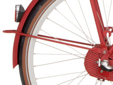 Cortina spatbord rood mat
