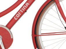Cortina spatbord rood mat