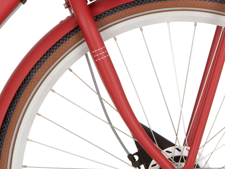 Cortina voorvork rood mat