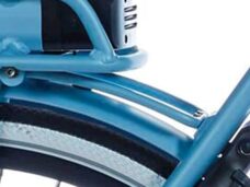 Cortina bagagedrager blauw mat