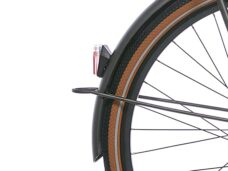 Cortina spatbord zwart mat