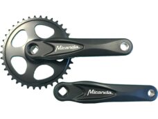 Miranda crankstel zwart mat