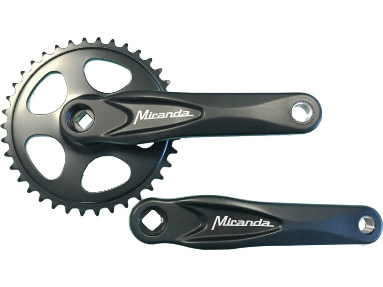 Miranda crankstel zwart mat