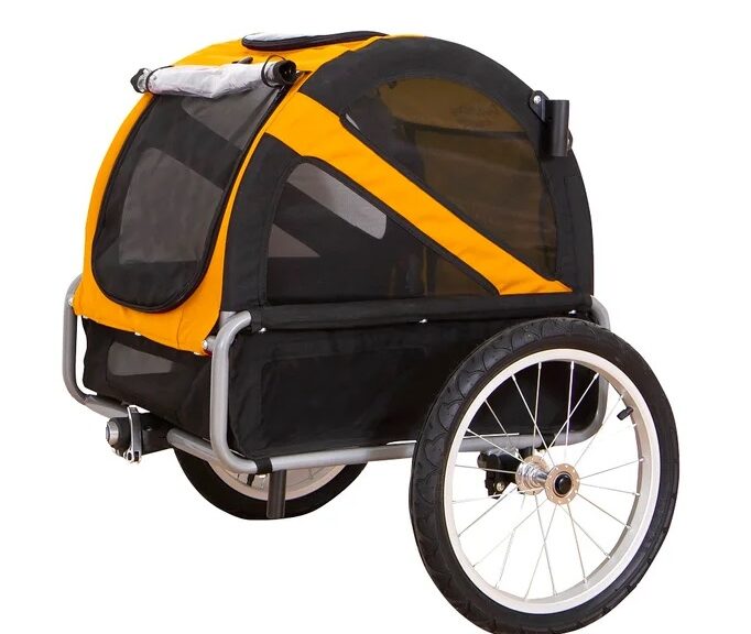 DoggyRide fietsaanhanger oranje