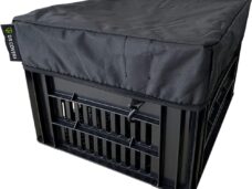 Covers fietsmand zwart
