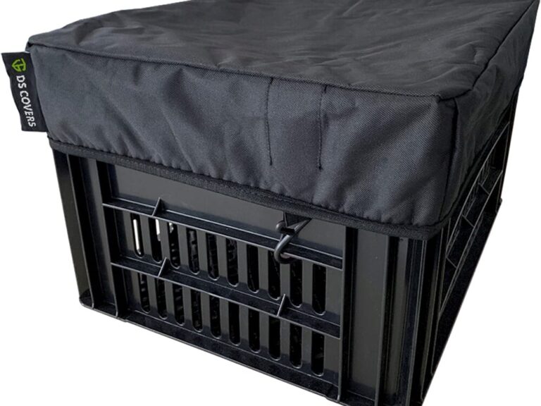 Covers fietsmand zwart