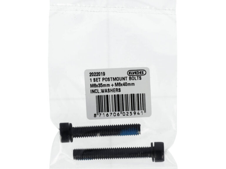 Elvedes 1 set postmount bouten M6 × 35mm + M6 × 40mm