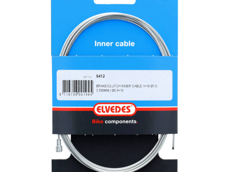 Elvedes rembinnenkabel gegalv 1.5mm V-nippel 2250mm