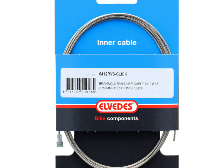 Elvedes rembinnenkabel RVS ex glad 1.5mm V-nippel 2250mm