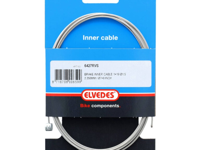 Elvedes rembinnenkabel RVS 19dr 1.5mm T-nippel 2250mm